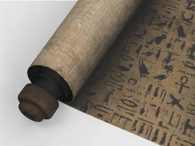 scroll 01 3D model
