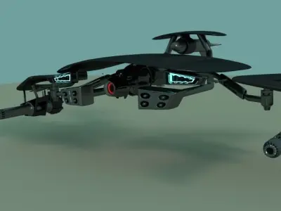 drone 3D model 9