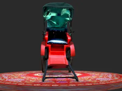 Chinese rickshaw   3D model order