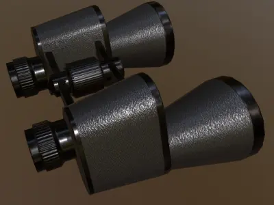 Binocular binoculars Low-poly 3D model purchase