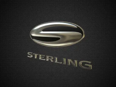 sterling logo 3D model