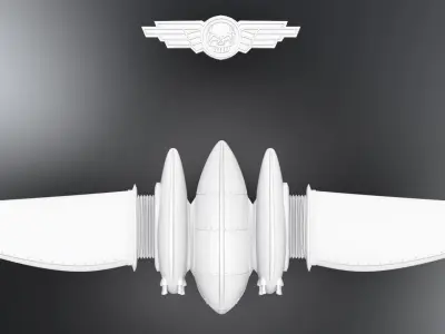 Totenkopf Drone scale model 3D print model