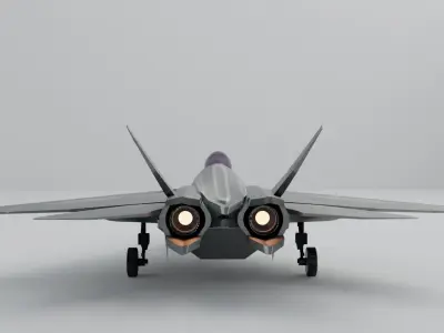 Q 01 Stealth Jet Fighter Design 3D model