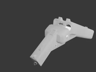DX-12 Punisher Low-poly 3D model