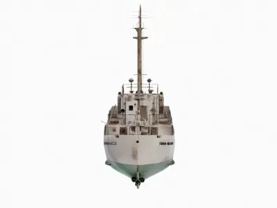 Fishing boat Low-poly 3D model by Charlie2000 from CGTrader