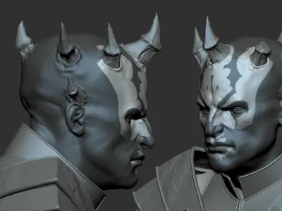 Savage Opress bust Free 3D print model