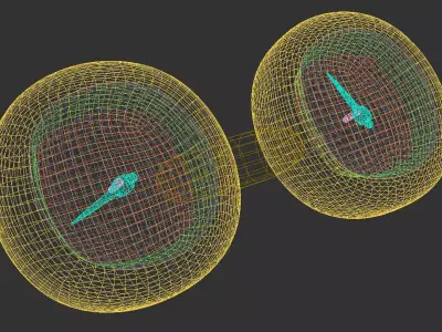 Car dashboard 3D model