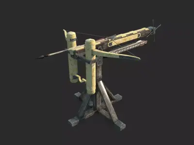 Ancient weapons crossbows 3D model
