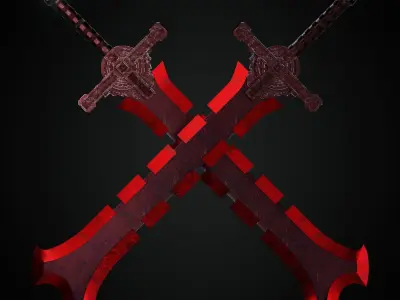 Sword  Low-poly 3D model get