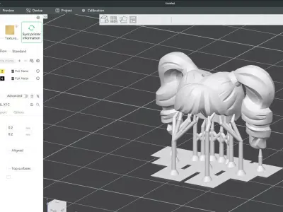 Custom3Dprint Minifigure Accessory - Minifigure Hair S2 - 057 3D print model