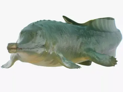 Prionosuchus Rigged 3D model