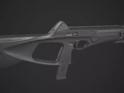 Beretta MX4 Low-poly 3D model