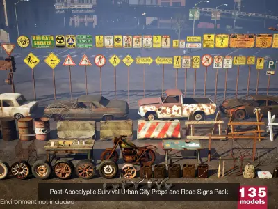 Post-apocalyptic Survival Junkyard Mega Pack