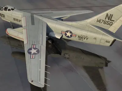Douglas A-3B Skywarrior 3D model