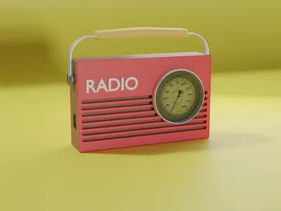 Radio Free 3D model