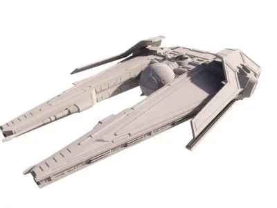 Spaceship-spacecraft-47 3D model