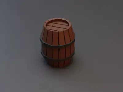 Medieval asset pack Low-poly 3D model Free low-poly 3D model