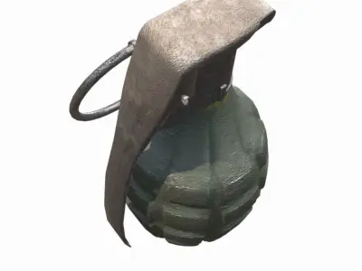 M2 Grenade low poly Low-poly 3D model