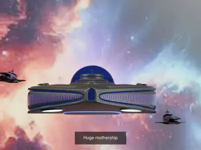 Space fleet 3D Model Collection