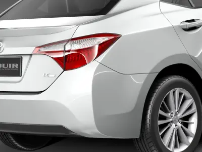 Toyota Corolla LE 2014 USA 3D model purchase