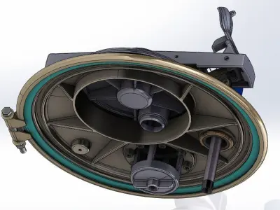 Pressure cap Free 3D model