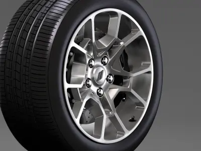 Dodge Challenger GT AWD 2017 wheel 3D model