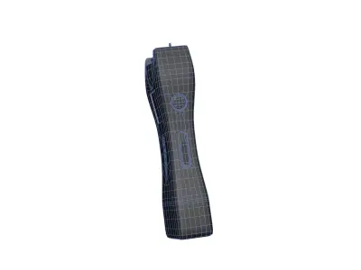 Stun Gun with Flashlight 3D model