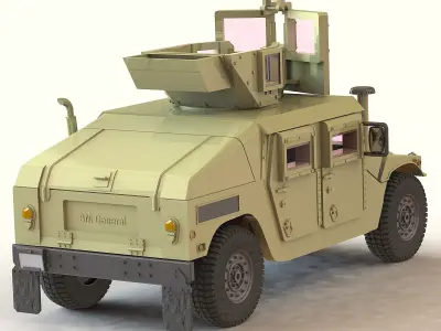 AM General M998 HMMWV 3D print model