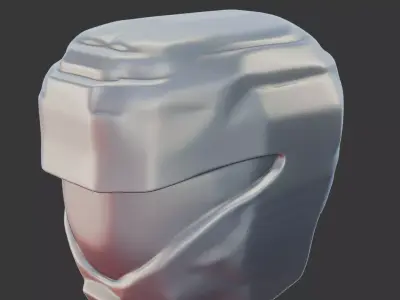 Futuristic Military Combat Helmet 3D Print Model 3D print model