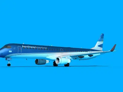 Embraer Emb-190 Aerolineas Argentinas 3D model