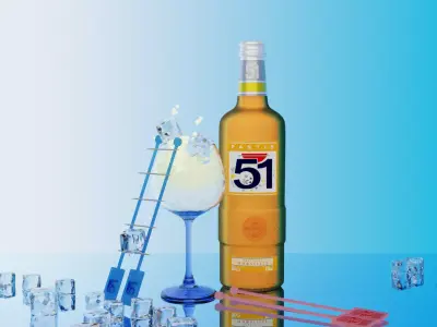 pastis 51 3D model