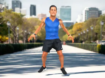 Energetic Athlete model pack Low-poly 3D model