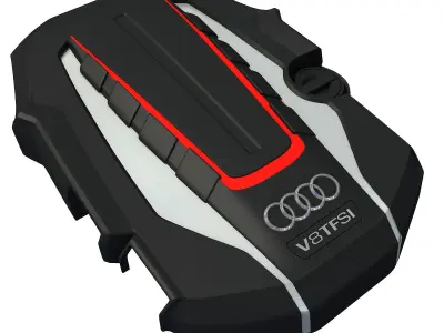 Audi Engine Cover 3D model