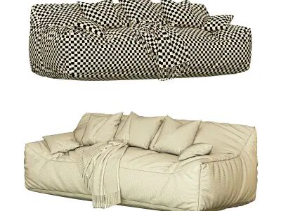 Big Joe Lux Large Bean sofa 3D model