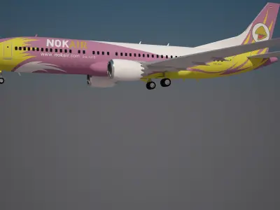 Nok Air Boeing 737 max 8 3D model