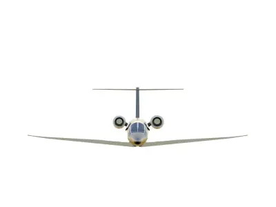 CJ4 jet low-poly ish Model made With blender Free low-poly 3D model