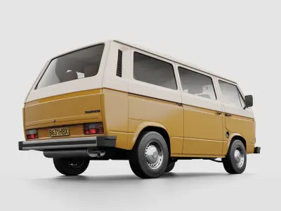 VW Transporter T3 3D model purchase