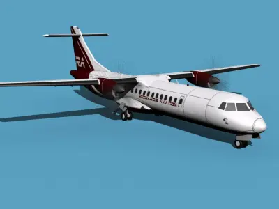 ATR  ATR-72-600 Richards Aviation 3D model