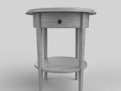 Table Low-poly 3D model 18
