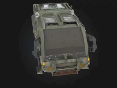 Desert Recon Transport  Rugged Mobility for Harsh Terrain 3D model