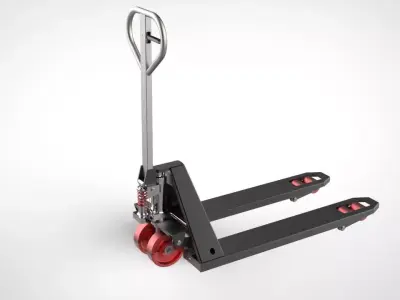 SMALL FORKLIFT TRUCK Low-poly 3D model
