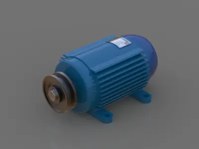 Electric Motor 3D model get
