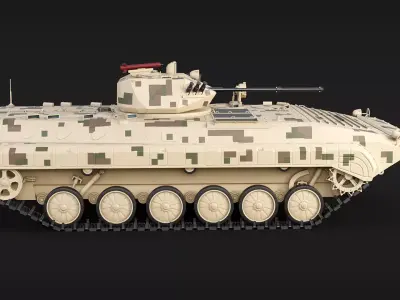 Chinese PLA ZBD-86 IFV Sand Camo 3D model