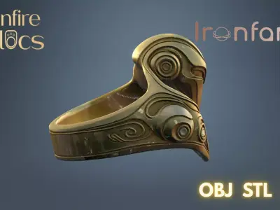  Ironfang Ring  3D print model