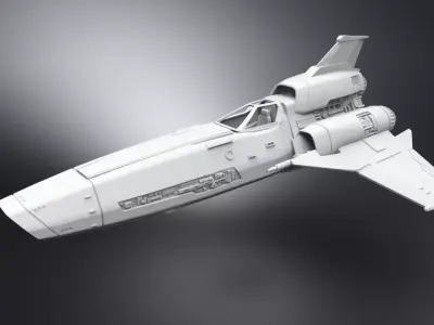 Colonial Viper MKIII Scale model 3D print model