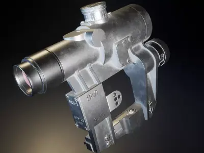 AAA PSO Scope Game Ready PBR Low-poly 3D model