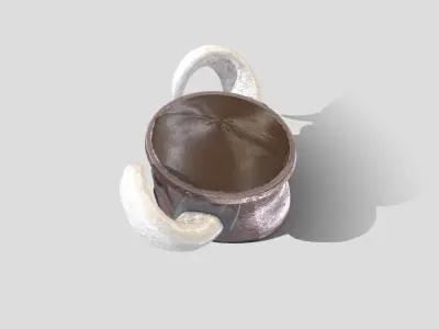 Horned Helmet Low-poly 3D model