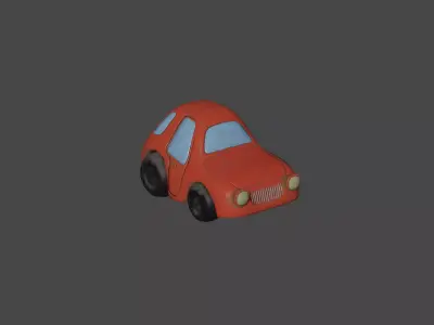 Cartoon Car Collection 3D Model Pack