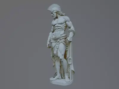 ANCIENT GREEK STATUE 3D model purchase