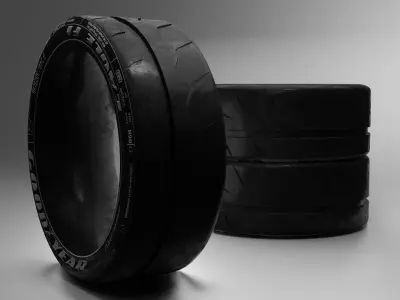 Car Tire  3D model by AetheronWorks